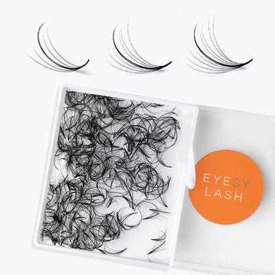 Eyesy Lash 500 Wispy Promade Fans - 5D 0.07 Size 10mm Curl D - Natural Wispy Lashes Handmade Premade Lash Fans for Eyelash Extensions Soft Volume Lashes Wispy for Spiky Wispy Natural Lash Look