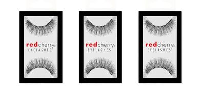Red Cherry Eyelashes #747m (3 Pair Packs)