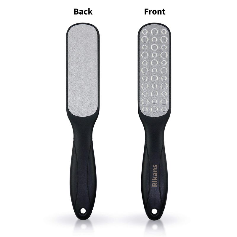 Rikans Colossal Foot File, Professional Foot Rasp Callus Remover, Foot Care Pedicure Tool to Remove Hard Skin,Can Be Used on Wet or Dry Skin, High Grade Stainless Steel File (Foot File Set)