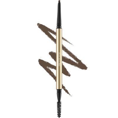 FOCALLURE Eyebrow Pencil,Dual-Sided Brow Brush,Long Lasting &amp; Smudge Proof Definer Eye Brow Pen Makeup,Retractable,Ultra Fine Tip,Fills in Sparse Areas and Gaps,Soft Brown