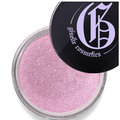 Giselle Cosmetics Baby Pink Organic Pink Eyeshadow - Non-Toxic, Talc-Free Shimmer Eyeshadow Powder for Natural Look - Loose Glitter Pink Eyeshadow Palette - Mineral Makeup &amp; Metallic Highlighter