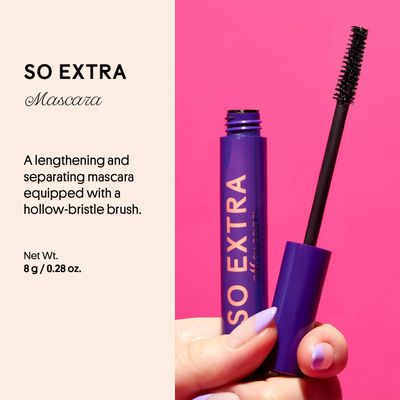 Winky Lux So Extra Mascara, Voluminous Mascara and Lengthening Mascara - Black Mascara Eye Makeup