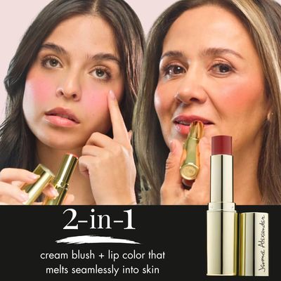 MagicMinerals Intense Cream Blush Stick by Jerome Alexander (CORAL) - 2-in-1 Cheek and Lip Color - Hydrating, Creamy, Buildable, Long-Lasting Color Formula