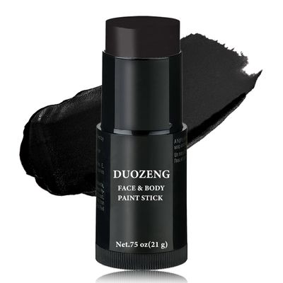 Black Face Body Paint Stick,Waterproof Long Lasting Baseball Softball Eyeblack Sticks Eye Makeup for Halloween Cosplay Costume,Black Eye Black Stick Football Stick Sports Eye Stick