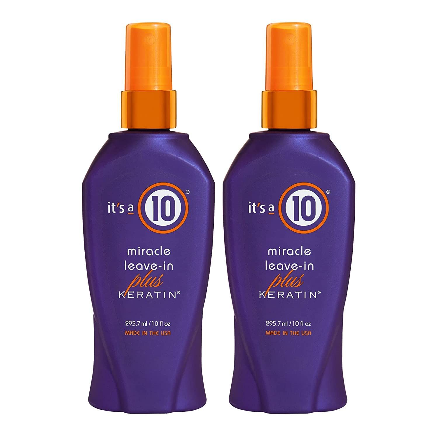 It&#39;s a 10 Haircare Miracle Leave-In Plus Keratin Spray, 10 fl. oz (Pack of 2)