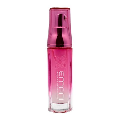 Emani Miracle 7in1 Primer Serum for Large Pores and Oily Skin, Infused With Korean Fermented Ginseng to Promote Collagen Brightening and Minimize Fine Lines Discolorations, 1.18 fl oz