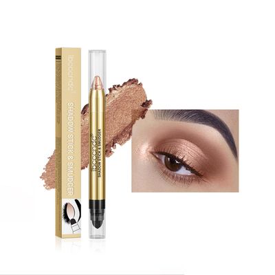 Aeykoasi Glitter Eyeshadow Stick with Blending Brush, Cream Eye Shadow Sticks, Long-Lasting, Crease Free, Natural &amp; Shimmer Eye Make-up Pencils (#3)