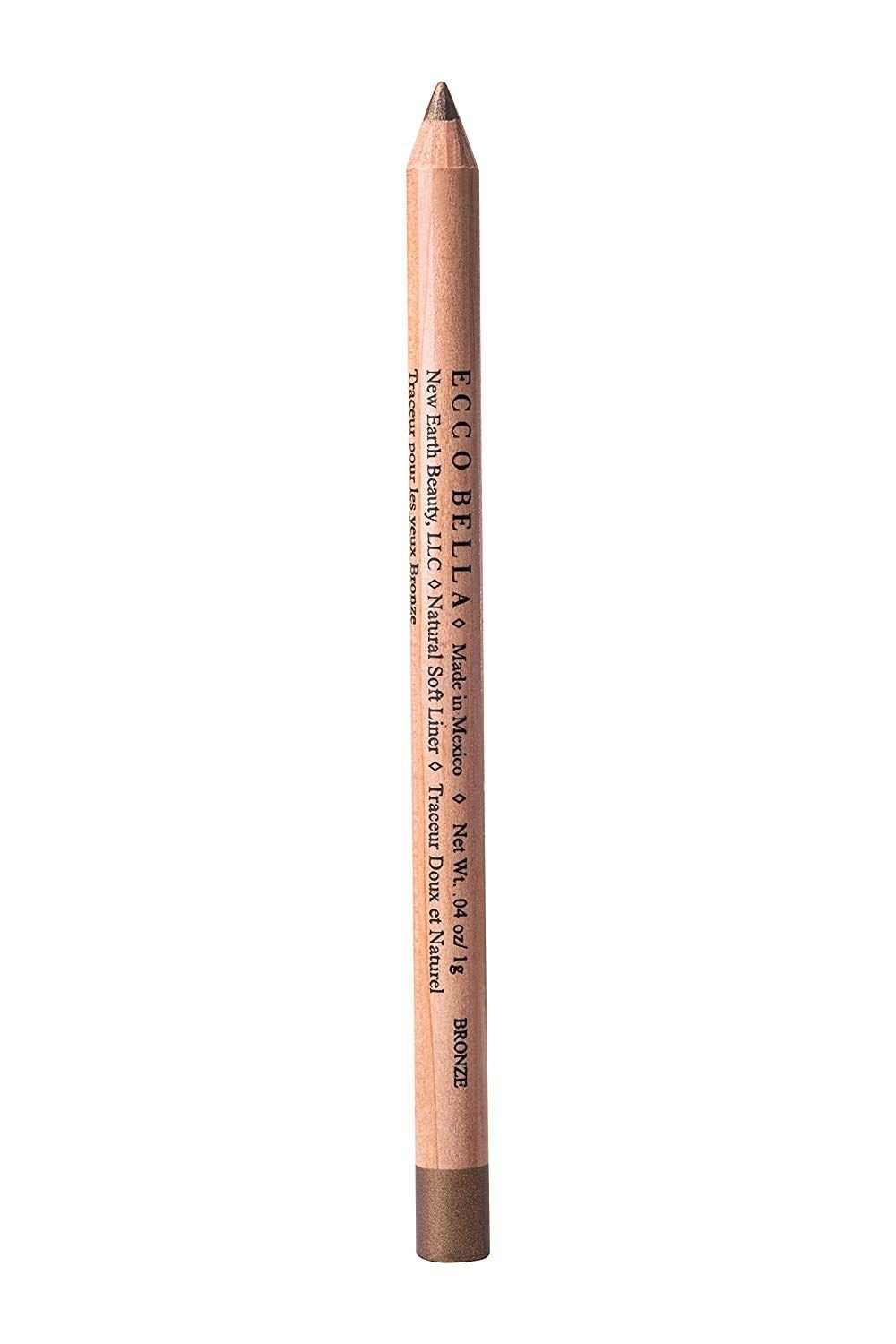 Ecco Bella FlowerColor Natural Soft Eyeliner Pencil - Flawless, Smooth, Vibrant Eyeliner for Eye Makeup &amp; Makeup Eyeliner - Bronze