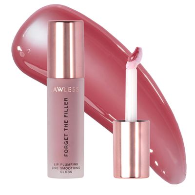 Lawless Women&#39;s Forget The Filler Lip Plumper Line Gloss, Velvet, Pink, 0.11 Fl Oz (Pack of 1)