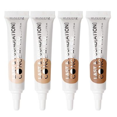 WUNDER2 LAST &amp; FOUNDATION Makeup Concealer (Deep Color) Long Lasting Coverage Of Blemishes Dark Circles Under Eye