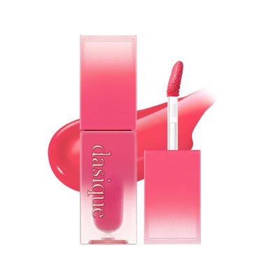 dasique Juicy Dewy Tint (07 Cherry Soda) 0.12 oz | Light Application with moisture | Long-wearing Glossy Lip Stain, Non-sticky | Vegan, Cruelty-free | K-beauty