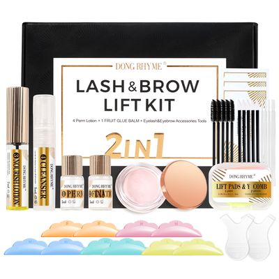 Lash Lift Kit - Professional Brow Lamination Kit, Eyelash Perm Kit with Safe and Harmless Ingredients, Salon-Quality Eyelash Lift Kit Lash Perm Kit by DONG RHYME