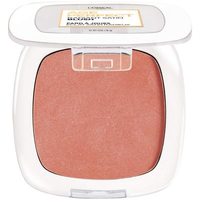 LOral Paris Age Perfect Radiant Satin Blush with Camellia Oil, Peony