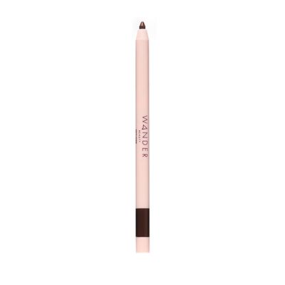 Wander Beauty Skyliner Automatic Gel Eyeliner (Tan Line) - Smudge Proof Retractable Gel Liner - Precise Application With Built-In Eye Pencil Sharpener - Intense Pigment Gel Eyeliner Pencil- 0.01 fl oz