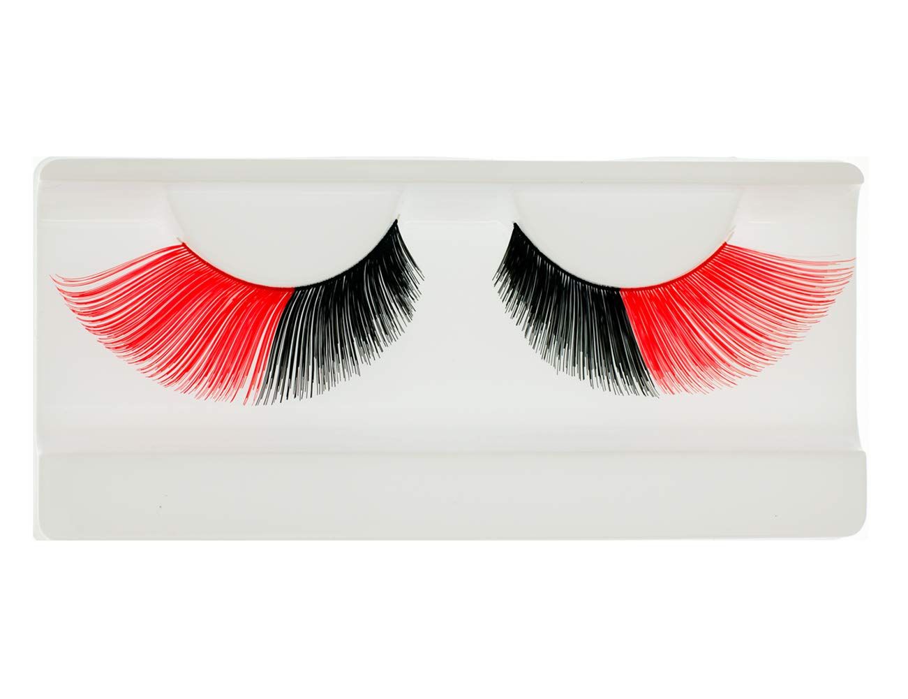 EMILYSTORES Red Black Eyelashes For Queen of Hearts Costume Accessories Halloween Lashes 1 Pair