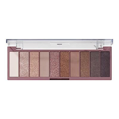 e.l.f. Perfect 10 Eyeshadow Palette, Ten Ultra-pigmented Shimmer &amp; Matte Shades, Vegan &amp; Cruelty-free, Nude Rose Gold (Packaging May Vary)