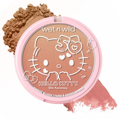 wet n wild Hello Kitty Ombre Blush, Buildable, Blendable Customizable Color, New Gradient Formula, Cruelty-Free &amp; Vegan - Mellow Cloud