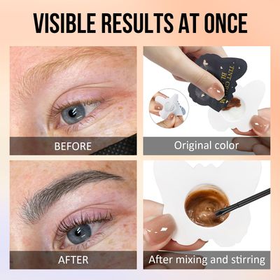 Lash Color, Troocolor Professional 2 in 1 Eyelash Color Kit Black Natural Effect, Eyebrow Color Easy for Beginners and Pros Reach Salon Quality Results