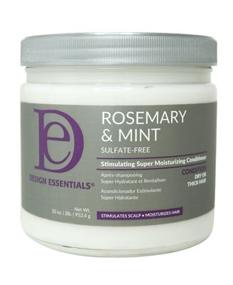 Design Essentials Rosemary &amp; Mint Stimulating Super Moisturizing Conditioner, 32 Ounce Container