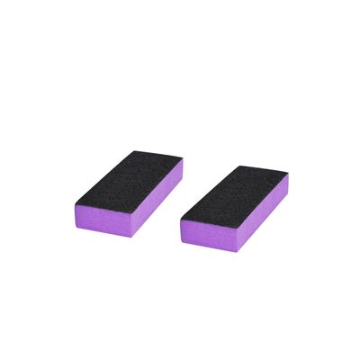 LNAUJS 2 Pack Buffer Block, Professional Manicure Tools Kits, 100180 Grit, Black Nail Pedicure File and Sanding Buffing Grinding Plisher File