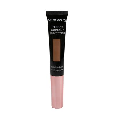MCoBeauty Instant Contour Beauty Wand, LightMedium, Sculpt &amp; Define for a Natural Contour, Vegan, Cruelty Free Cosmetics