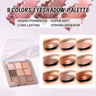 YBUETE Makeup Set Kit for Women Girls Teens, Makeup Present Set, Includes 9 Color Eyeshadow, Counter Stick, Foundation, Eyebrow Pencil, Eyeliner, Mascara, Lip Gloss, 5Pcs Brushes, Sponge