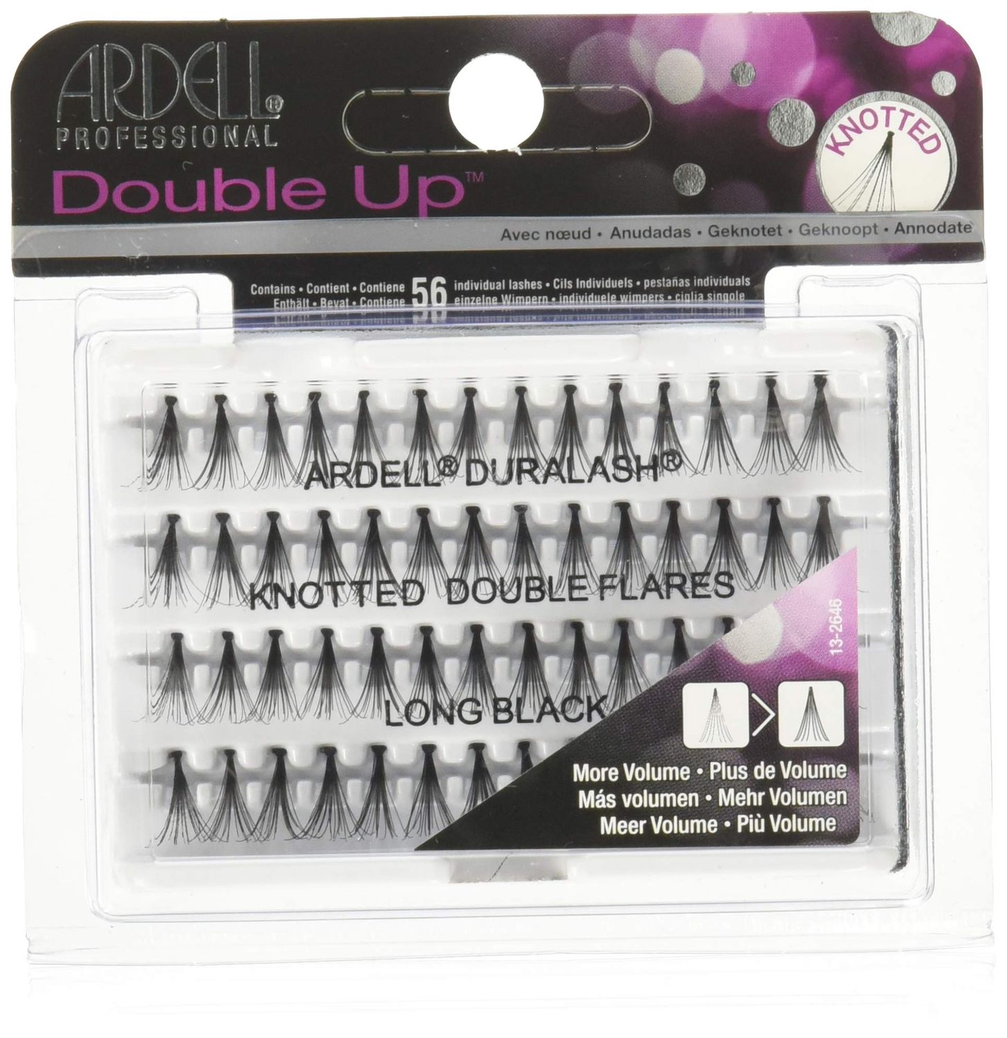 Ardell Double Individuals Knotted long Eyelash, Black