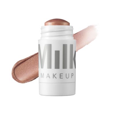 Milk Makeup Highlighter, Flare (Rose Gold) - 0.21 oz - Dewy Cream Highlighter Stick - Blendable &amp; Buildable - 1,000 Swipes in Every Stick - All Skin Types - Vegan, Talc Free &amp; Cruelty Free