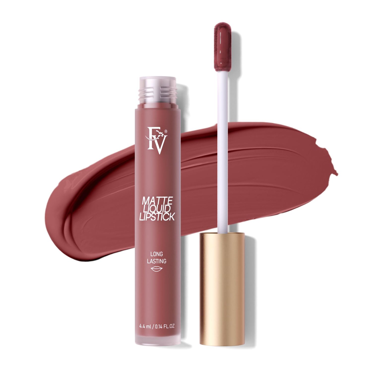 FV High Pigment Matte Liquid Lipstick, Long-Lasting, Smudge-Proof, Waterproof, Vegan Formula Lipstick for Women, Seductress-Matte