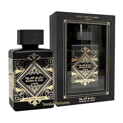 Lattafa Perfumes Bade&#39;e Al Oud Oud for Glory Eau De Parfum Spray for Unisex 3.4 Ounce