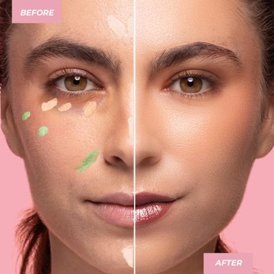 MCoBeauty 4-IN-1 Colour Corrector, Green, Brighten, Hydrate, Conceal &amp; Correct, Vegan, Cruelty Free Cosmetics