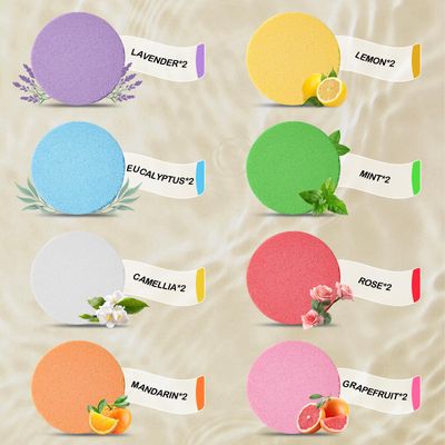 Shower Steamers Aromatherapy 8-Pack Gifts Set - Natural Essential Oil Shower Steamers for Relaxation - Mother's Day, Birthday Presents, Ideal for Stress Relief - Bath Bombs Alternative for Home Spa