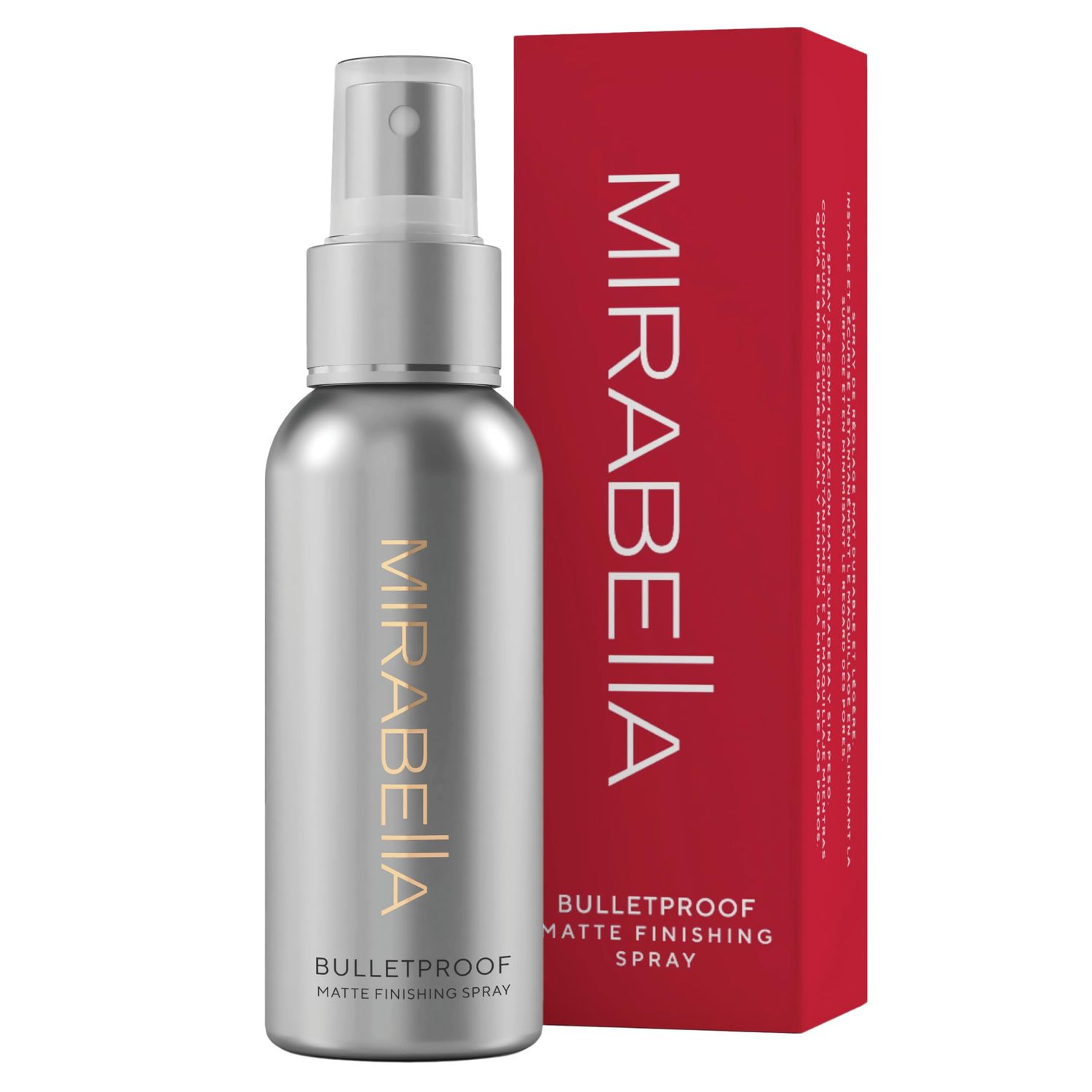 Mirabella Bulletproof Matte Setting Spray for Makeup - Clinically Tested to Set Face Makeup for 12 Hours - Pore Minimizing Setting Spray for Makeup Long Lasting Finish, Controls Shine for Oily Skin