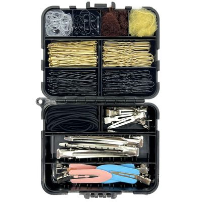 B1jounie YA Hair Accessories Kit, 160Pcs Hair Clips for Women Girls Dance Ballet Cheerleading Travel with Storage Box