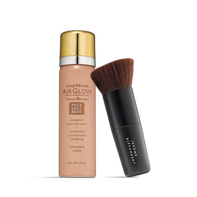 Jerome Alexander MagicMinerals AirGlow Tinted Highlighting Night Mist, Illuminating Airbrush Tinted Moisturizer Spray | 2PC | Natural Pearl
