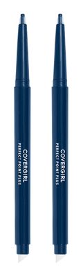 COVERGIRL Perfect Point Plus Eyeliner Pencil, Midnight Blue, 0.008 Ounce (Pack of 2)