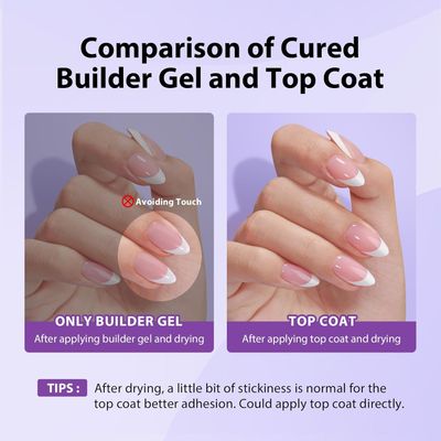 BTArtboxnails XCOATTIPS French Protecting DUO builder gel and top coat set to Protect French XCOATTIPS, No More French Tips Area chipping