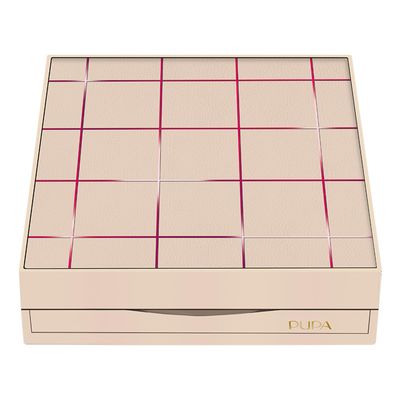 Pupa Milano Pupart M Makeup Palette, 001 Nude, 0.6 oz - Makeup Kit - Blush - Concealer - Highlighter - Eyeshadow - Lip Gloss - Lip Cream - Face Makeup