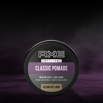 Axe Pomade Medium Hold and Natural Finish for Easy Styling, 2.64oz (2 Count)