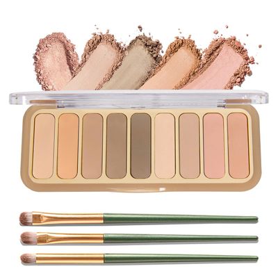 Berinist Eyeshadow PaletteMatte Naked Eyeshadow Pallet with BrushHighly Pigmented Blendable Shades Neutral Nude Eye Shadow Makeup for Older WomenNaturing-LookingLong-WearingSweetheart