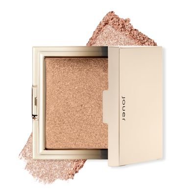 Jouer Powder Highlighter - Highlighter Powder for Face - Luminizer Makeup - Buildable Pigment - Talc, Paraben, Cruelty Free &amp; Vegan - Skinny Dip