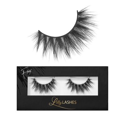 Lilly Lashes 3D Mykonos in Faux Mink | False Eyelashes | Dramatic Look and Feel | Reusable | Non-Magnetic | 100% Handmade, Vegan | Silk Like Luxury Fibers