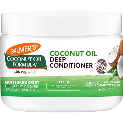 Palmer&#39;s Coconut Oil Formula Moisture Boost Deep Hair Conditioner, 12 Ounce