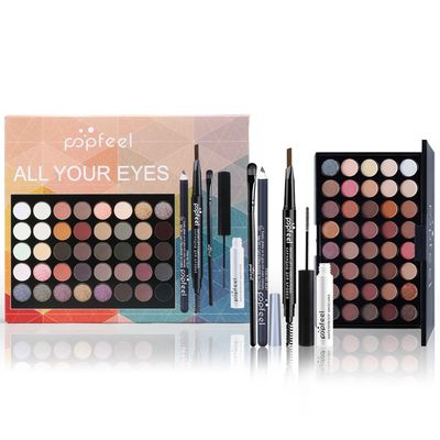 Joyeee All in One Makeup Kit For Teenager Girls, Full Starter Makeup Kit for Women Beginners Includes Eyeshadow Palette, Eye Brush, Mascara, Eyebrow Pencil, Eyeliner Pencil