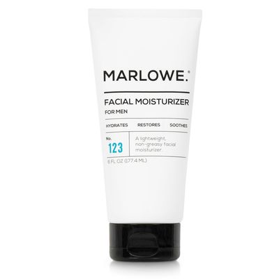 MARLOWE. No. 123 Men&#39;s Facial Moisturizer 6 oz, Lightweight Daily Face Lotion for Men, Includes Natural Extracts to Hydrate, Soothe &amp; Restore, Light Aloe Citron Scent