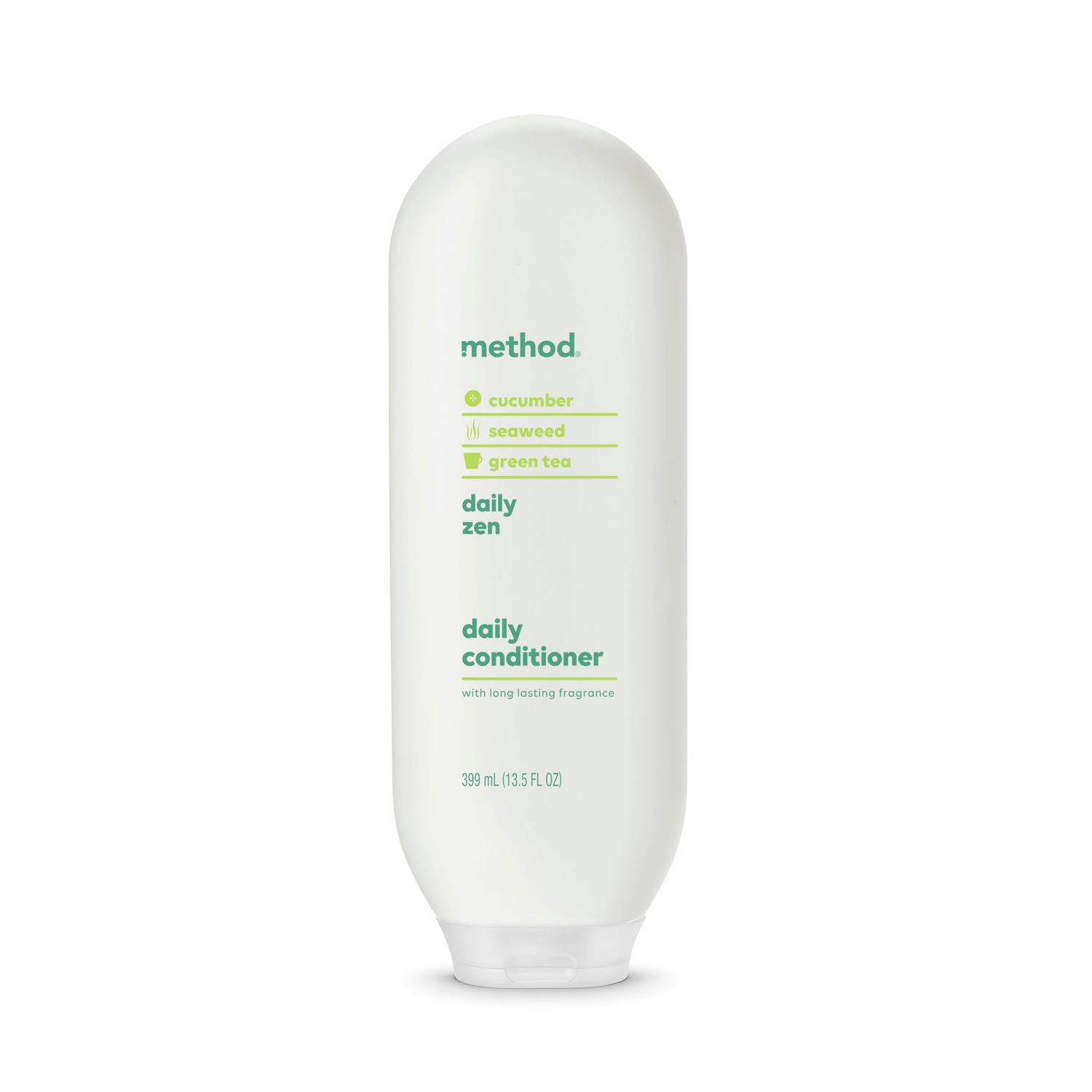 Method Everyday Conditioner, Daily Zen with Cucumber, Green Tea, and Seaweed Scent Notes, Paraben and Sulfate Free, 13.5 oz (Pack of 1)