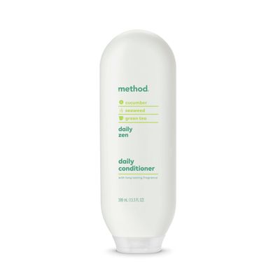Method Everyday Conditioner, Daily Zen with Cucumber, Green Tea, and Seaweed Scent Notes, Paraben and Sulfate Free, 13.5 oz (Pack of 1)