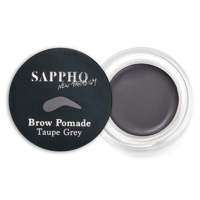 SAPPHO New Paradigm - Organic Brow Pomade | Clean, Vegan, Cruelty-Free Makeup (Taupe Grey)