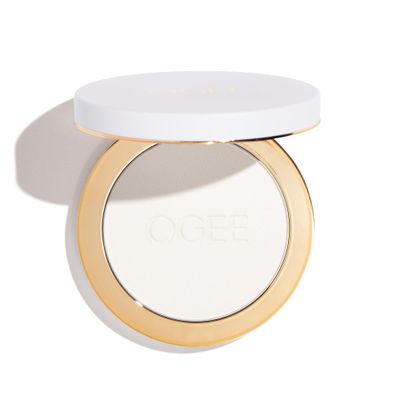 Ogee Sculpted Skin-Perfecting Makeup Setting Powder - Stone - FULL SET (Case &amp; Refill) - Lightweight Powder Foundation Made with 70% Organic Ingredients
