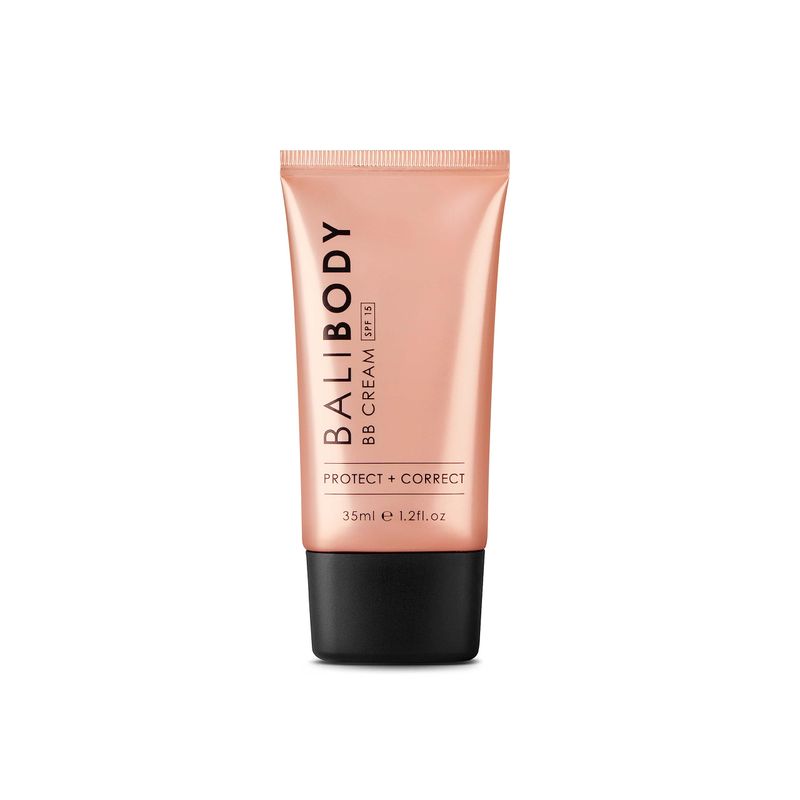 Bali Body BB Cream SPF15 - Tan Shade | Tinted Sheer Face Cream with Hyaluronic Acid &amp; Marine Collagen | Paraben Free, For All Skin Types | Vegan, Cruelty Free Australian Made (35 ml1.2 fl oz)